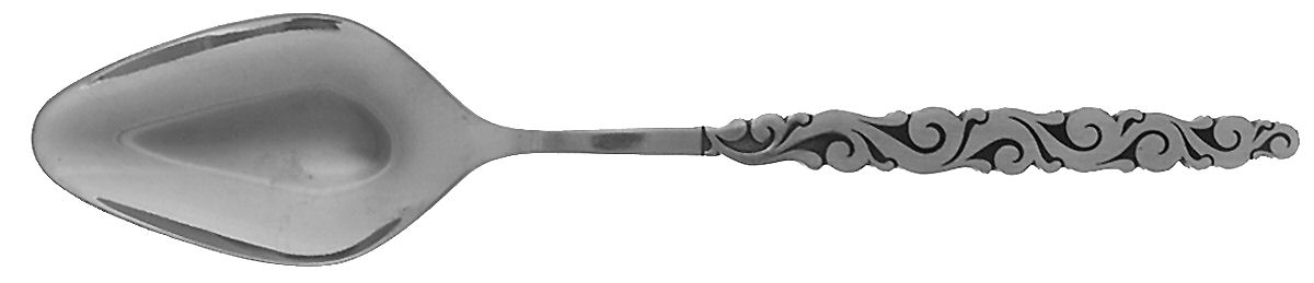 Florentine Scroll (Stainless) Tablespoon (Serving Spoon) by International Silver-1