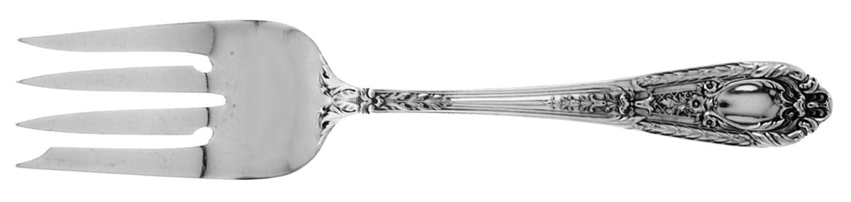 Fontaine (Sterling, 1924, No Monograms) Medium Solid Cold Meat Serving Fork by International Silver-1