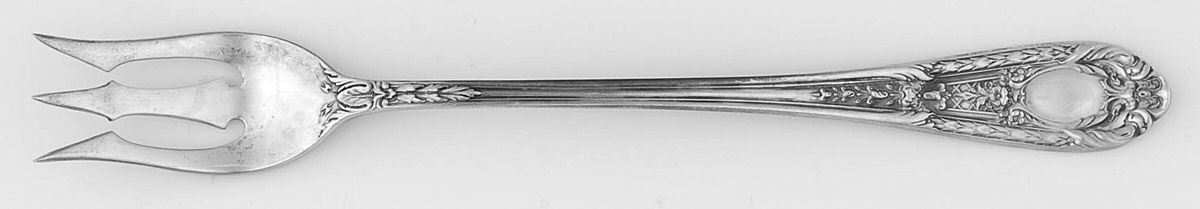 Fontaine (Sterling, 1924, No Monograms) Olive Fork by International Silver-1