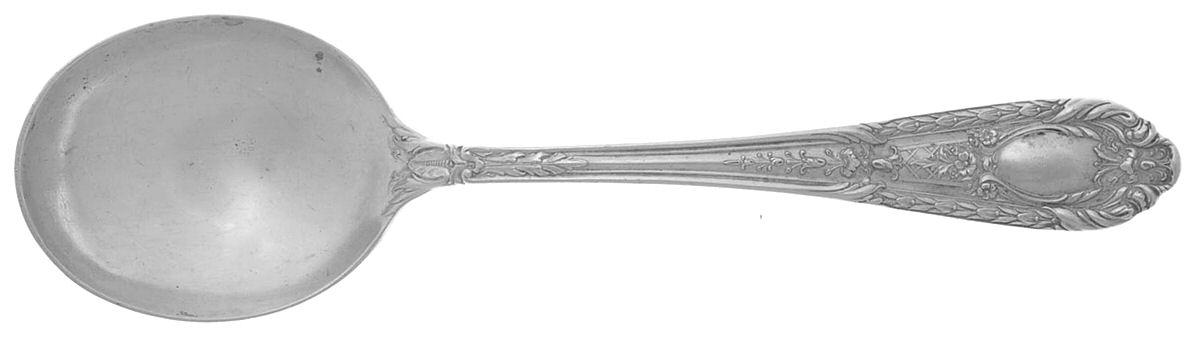 Fontaine (Sterling, 1924, No Monograms) Round Bowl Soup Spoon (Gumbo) by International Silver-1