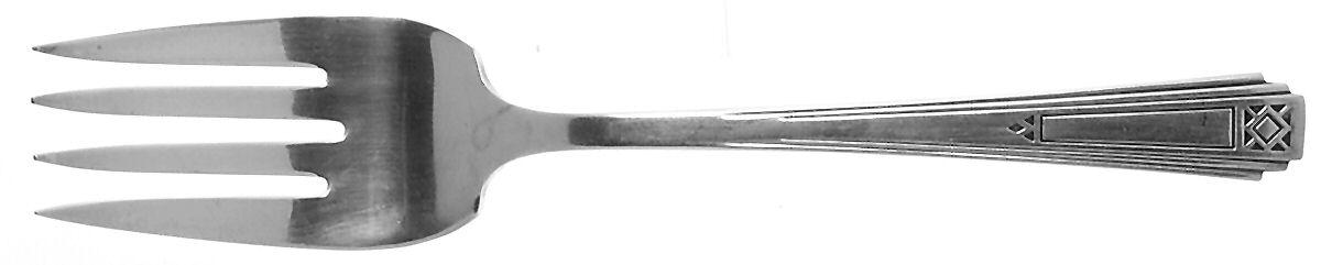 Friendship  Medium Solid Cold Meat Serving Fork by International Silver-1