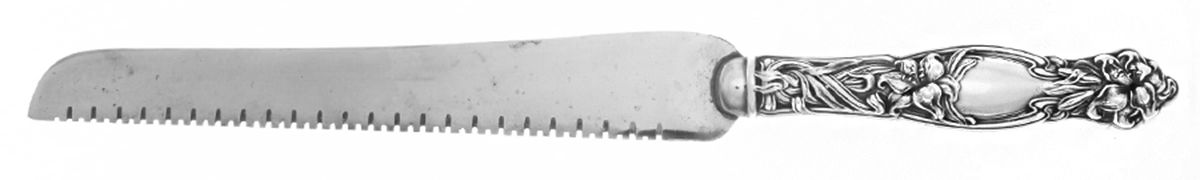 Frontenac (Sterling, 1903) Bread Knife with Stainless Blade by International Silver-1