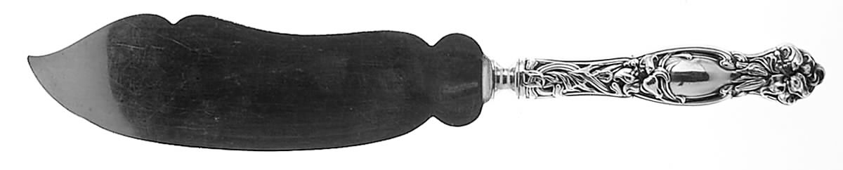 Frontenac (Sterling, 1903) Large Ice Cream Slicer with Silverplate Blade by International Silver-1