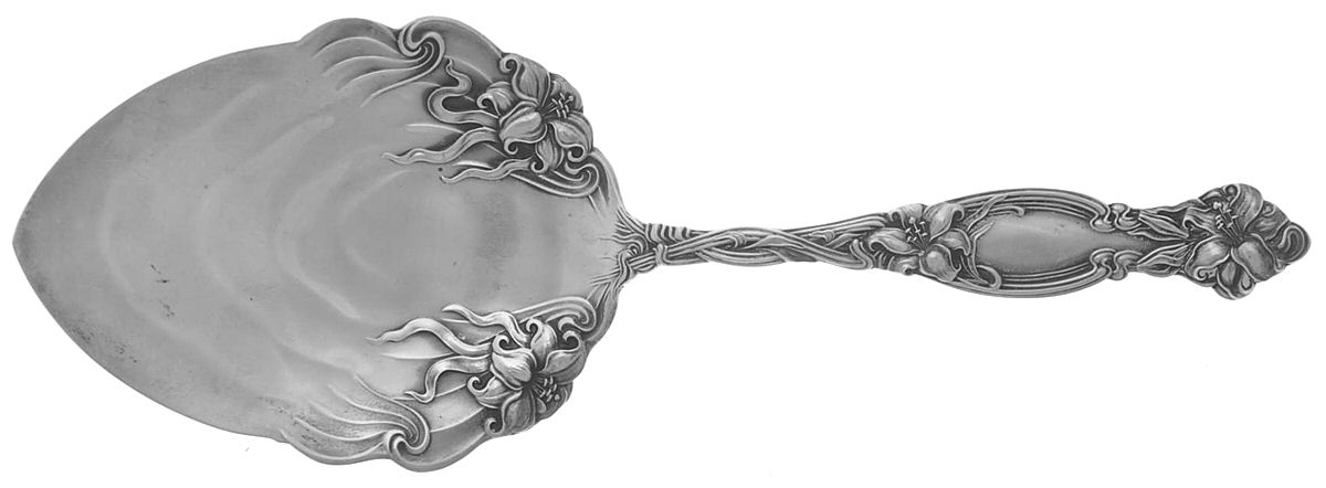 Frontenac (Sterling, 1903) Large Solid Pie Knife by International Silver-1