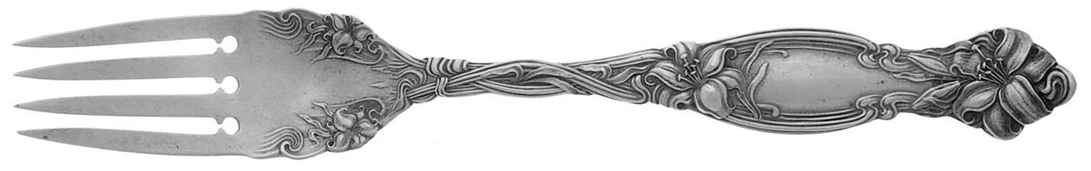 Frontenac (Sterling, 1903) Individual Solid Fish Fork by International Silver-1