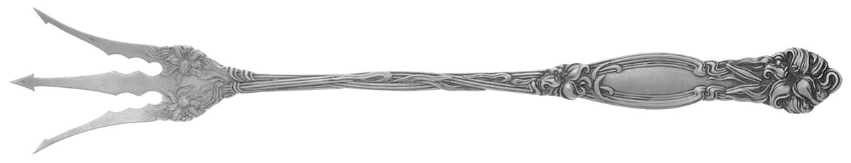 Frontenac (Sterling, 1903) Large Lettuce Serving Fork by International Silver-1