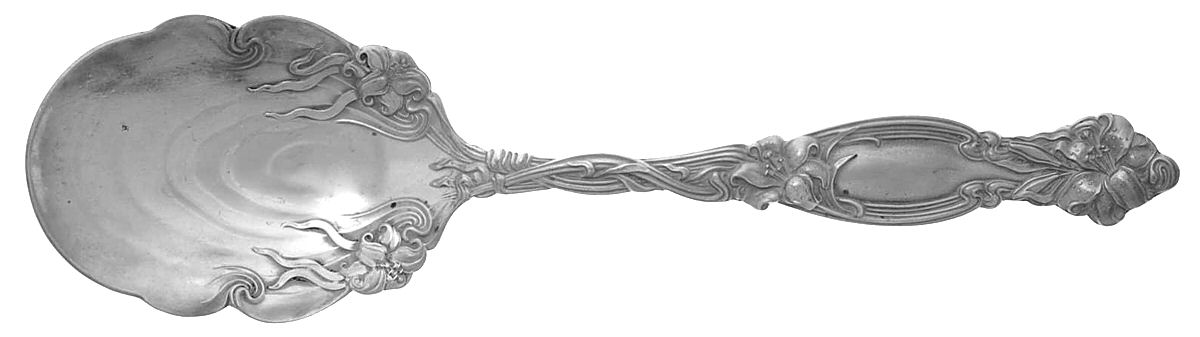 Frontenac (Sterling, 1903) Solid Salad Serving Spoon by International Silver-1