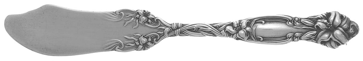 Frontenac (Sterling, 1903) Flat Handle Butter Spreader by International Silver-1