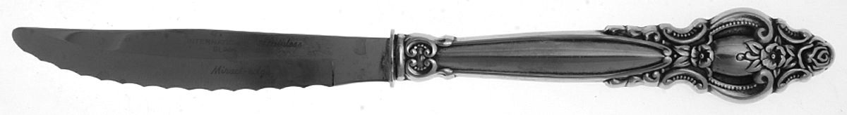 Frontenac (Stainless) Individual Steak Knife w/Bevel Blade by International Silver-1