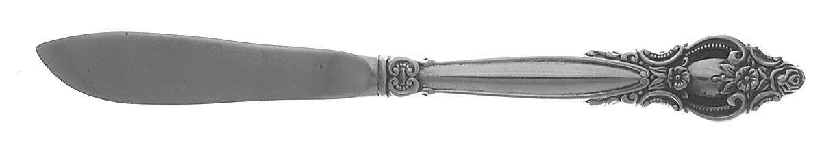 Frontenac (Stainless) Modern Hollow Butter Spreader (Stainless) by International Silver-1
