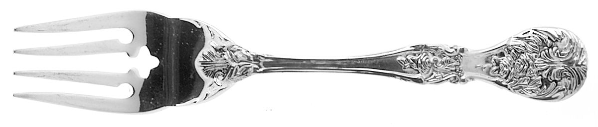 French Rose (Silverplate) Individual Salad Fork by International Silver-1