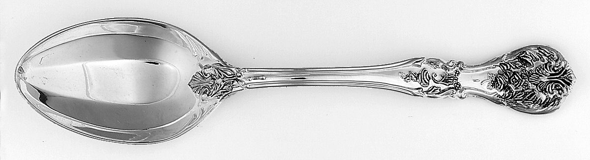 French Rose (Silverplate) Tablespoon (Serving Spoon) by International Silver-1