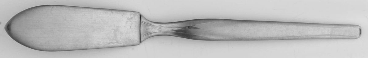 Futura (Stainless) Flat Handle Master Butter Knife by International Silver-1