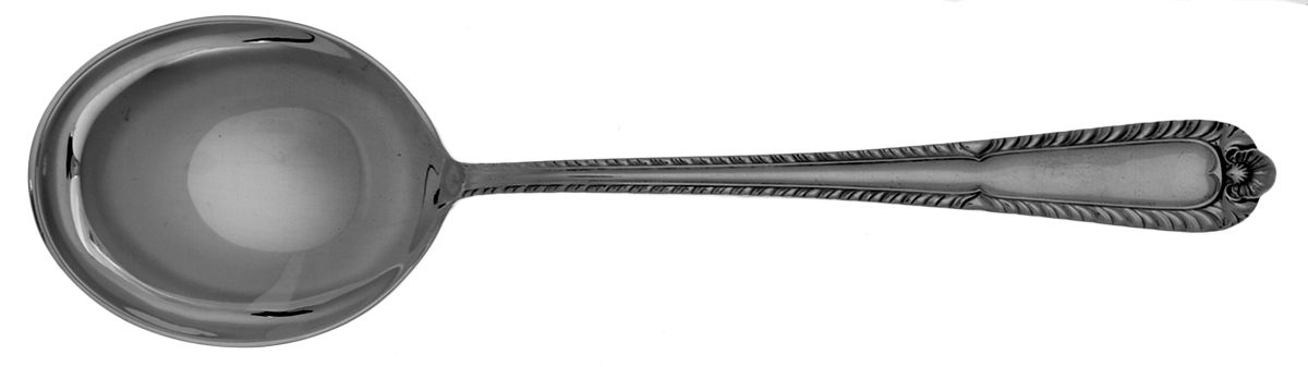 Gadroon (Sterling, 1933) Round Bowl Soup Spoon (Gumbo) by International Silver-1