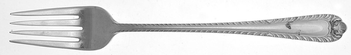 Gadroon (Sterling, 1933) Grille Fork (Viande) by International Silver-1