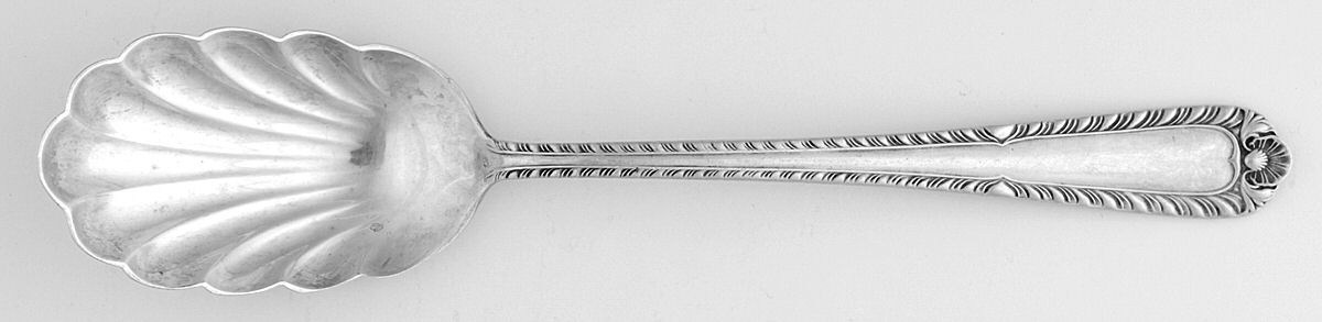 Gadroon (Sterling, 1933) Sugar Shell Spoon by International Silver-1