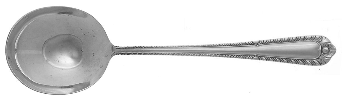 Gadroon (Sterling, 1933) Round Bowl Soup Spoon (Bouillon) by International Silver-1