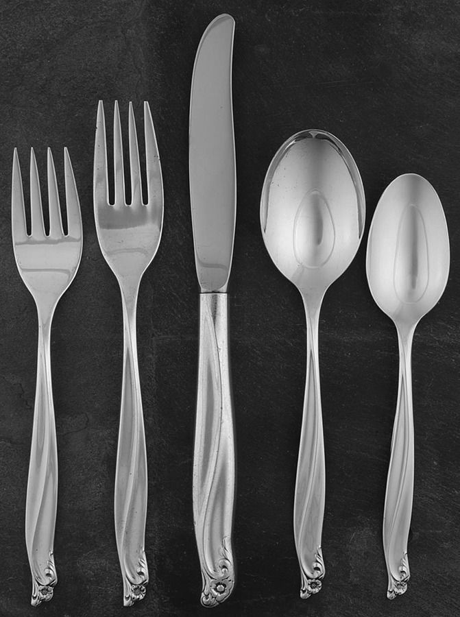 Gaiety (Silverplate, 1961) 5 Piece Place Setting by International Silver-1