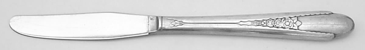 Gardenia (Silverplate, 1941) Pinch Handle Modern Hollow Grille Knife by International Silver-1