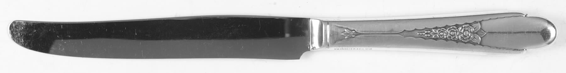 Gardenia (Silverplate, 1941) New French Hollow Knife with Pinched Handle by International Silver-1
