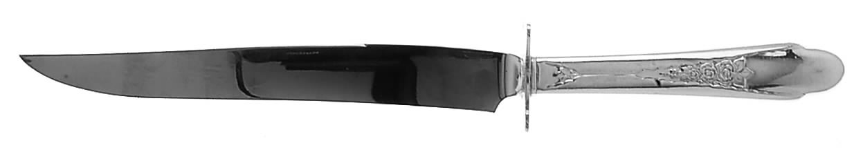 Gardenia (Silverplate, 1941) Small Steak Carving Knife with Stainless Blade by International Silver-1