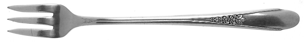 Gardenia (Silverplate, 1941) Cocktail/Seafood Fork by International Silver-1