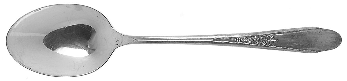 Gardenia (Silverplate, 1941) Dessert/Oval Soup Spoon by International Silver-1