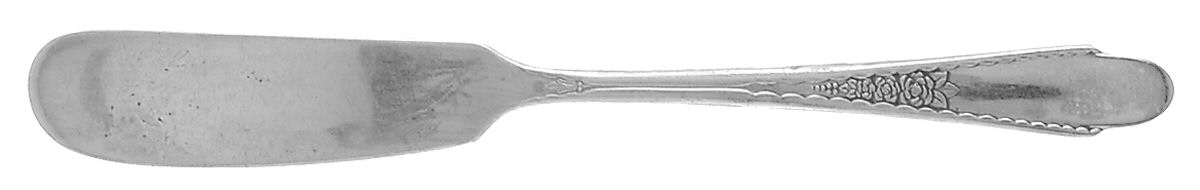 Gardenia (Silverplate, 1941) Flat Handle Butter Spreader by International Silver-1