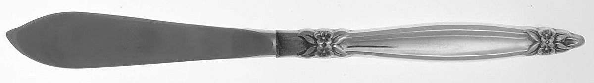 Garland (Silverplate, 1965) Hollow Handle Master Butter Knife by International Silver-1