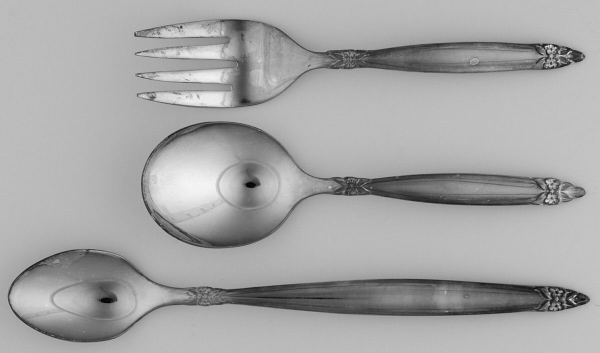 Garland (Silverplate, 1965) 3-Piece Baby Set (BF, BS, INS) by International Silver-1