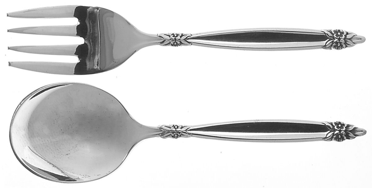 Garland (Silverplate, 1965) 2 Pc Baby Set (BF, BS) by International Silver-1