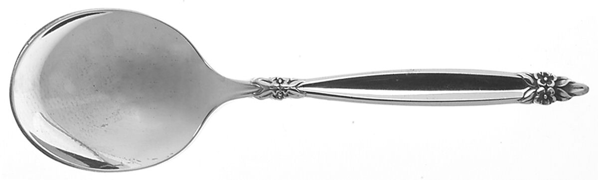Garland (Silverplate, 1965) Straight Handle Baby Spoon by International Silver-1