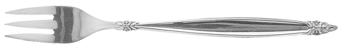 Garland (Silverplate, 1965) Cocktail/Seafood Fork by International Silver-1