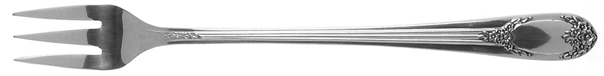 Garland-Rapture (Silverplat 1937) Cocktail/Seafood Fork by International Silver-1