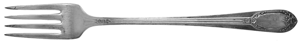 Garland-Rapture (Silverplat 1937) Grille Fork (Viande) by International Silver-1