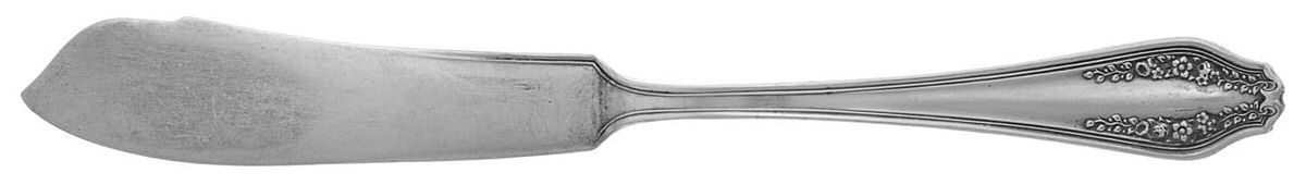 Garland (Silverplate, 1914) Flat Handle Master Butter Knife by International Silver-1