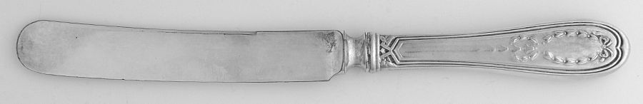 Garrick (Silverplate, 1908) Old French Hollow Knife with Bolster by International Silver-1