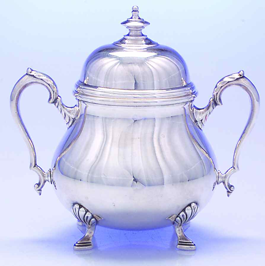 Georgian Court (Silverplate, Hollowware) Sugar Bowl & Lid by International Silver-1