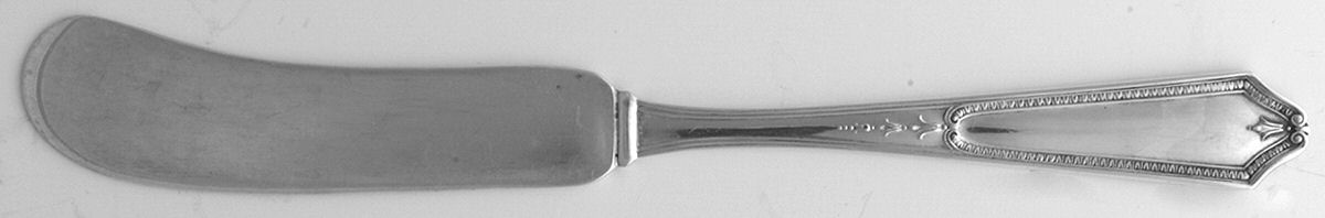 Georgian Maid (Sterling, 1923) Flat Handle Butter Spreader by International Silver-1