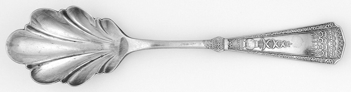 Geneva (Silverplate, 1881) Sugar Shell Spoon by International Silver-1