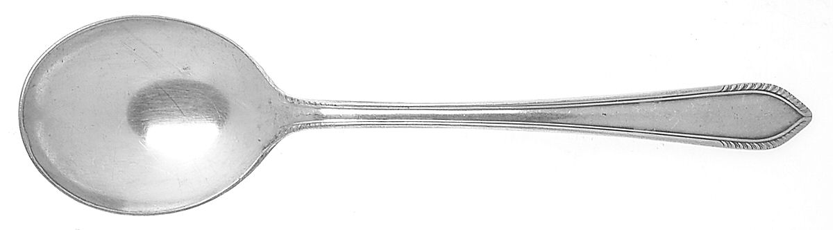 Georgic (Silverplate, 1938) Round Bowl Soup Spoon (Gumbo) by International Silver-1