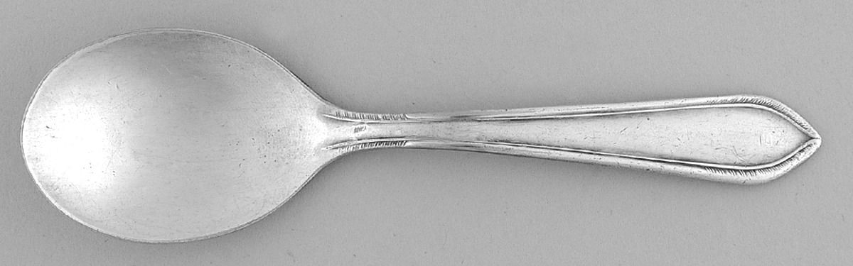 Georgic (Silverplate, 1938) Straight Handle Baby Spoon by International Silver-1