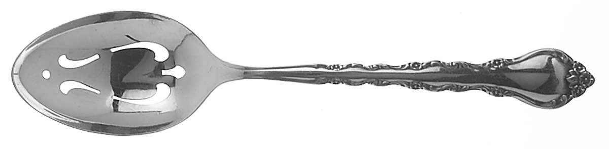 Gigi (Stainless) Pierced Tablespoon (Serving Spoon) by International Silver-1