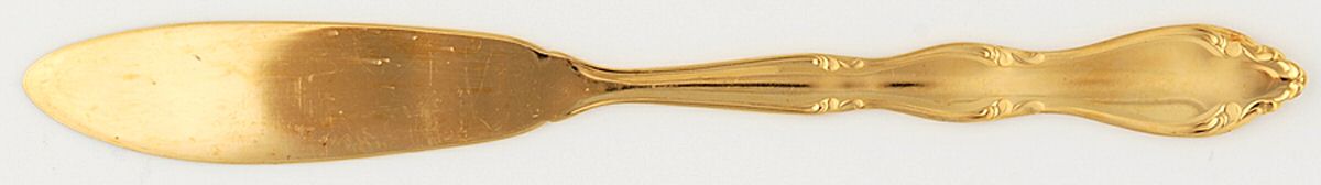 Golden Anniversary (Electroplate) Flat Handle Master Butter Knife by International Silver-1