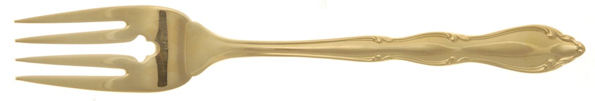Golden Anniversary (Electroplate) Individual Salad Fork by International Silver-1