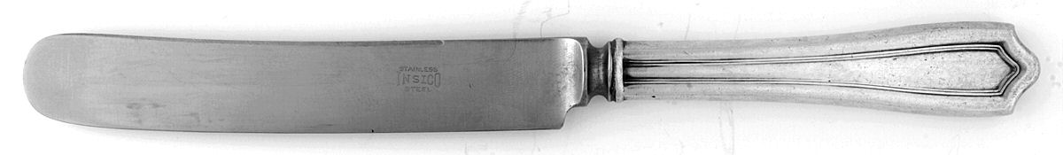 Governor Bradford (Sterling, 1913) Old French Hollow Knife with Bolster by International Silver-1
