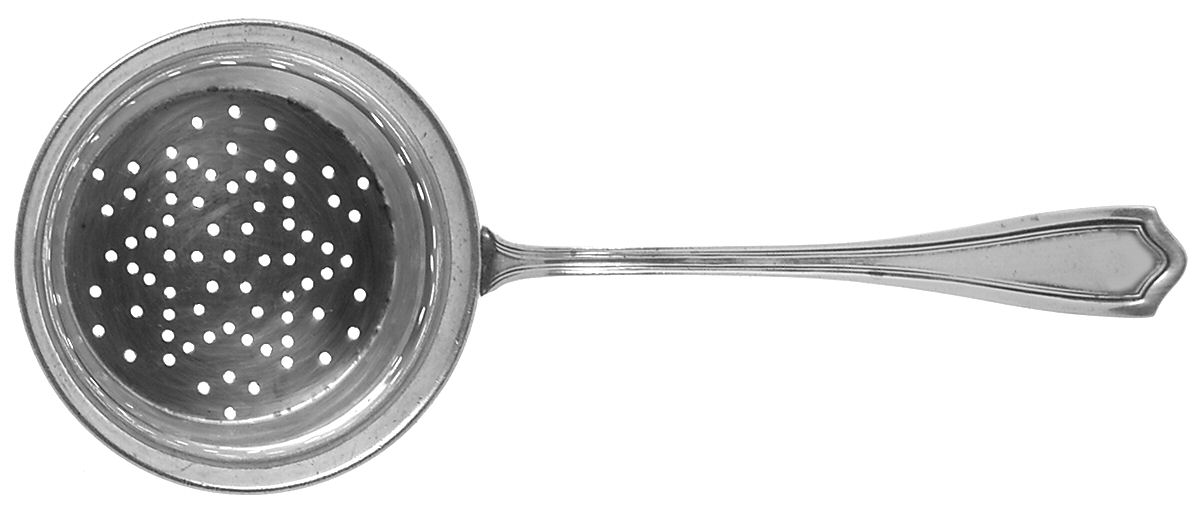 Governor Bradford (Sterling, 1913) Solid Individual Overcup Tea Strainer by International Silver-1