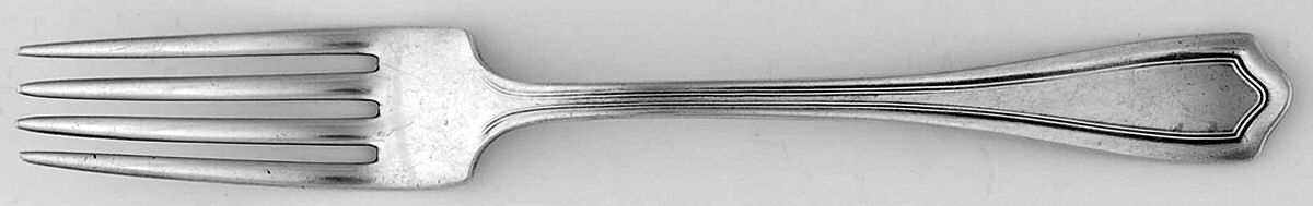 Governor Bradford (Sterling, 1913) Solid Youth Tea Fork by International Silver-1