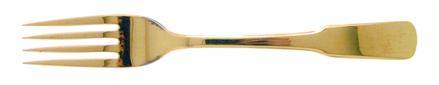 Gold Beacon Hill (Gold Electroplate) Fork by International Silver-1