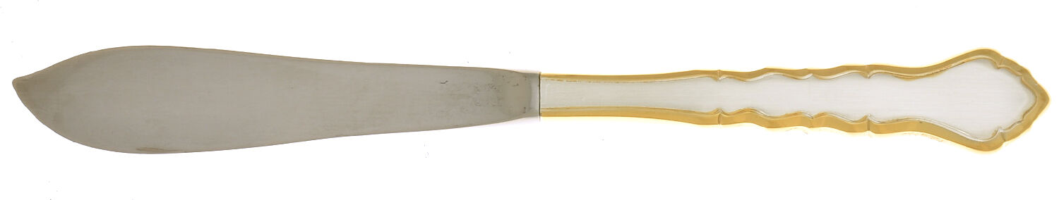 Golden Centennial (Silverplate, 1972) Hollow Handle Master Butter Knife by International Silver-1